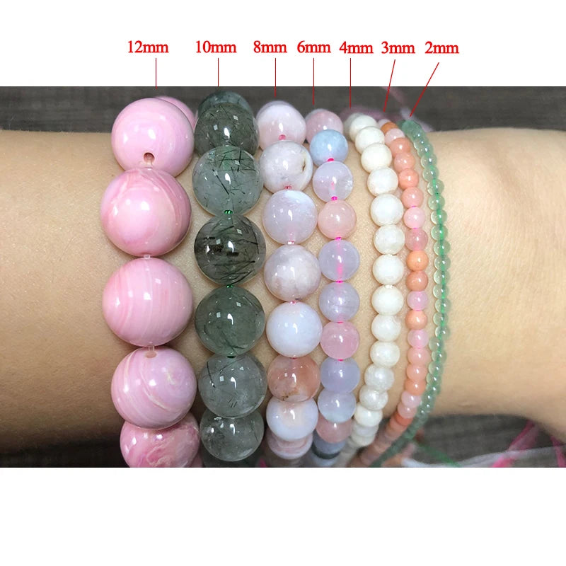 Natural Stone Dark Blue Chalcedony Jades Beads Round Loose Spacer Beads For Jewelry Making 4/6/8/10/12mm DIY Handmade Bracele