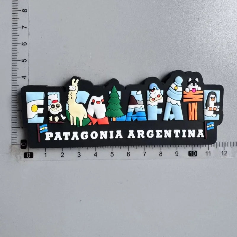 Argentine Travel Souvenirs PVC Fridge Magnets Tourist Souvenir Fridge Decorations Gifts - Argentina N