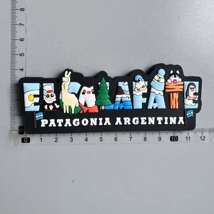 Argentine Travel Souvenirs PVC Fridge Magnets Tourist Souvenir Fridge Decorations Gifts - Argentina N