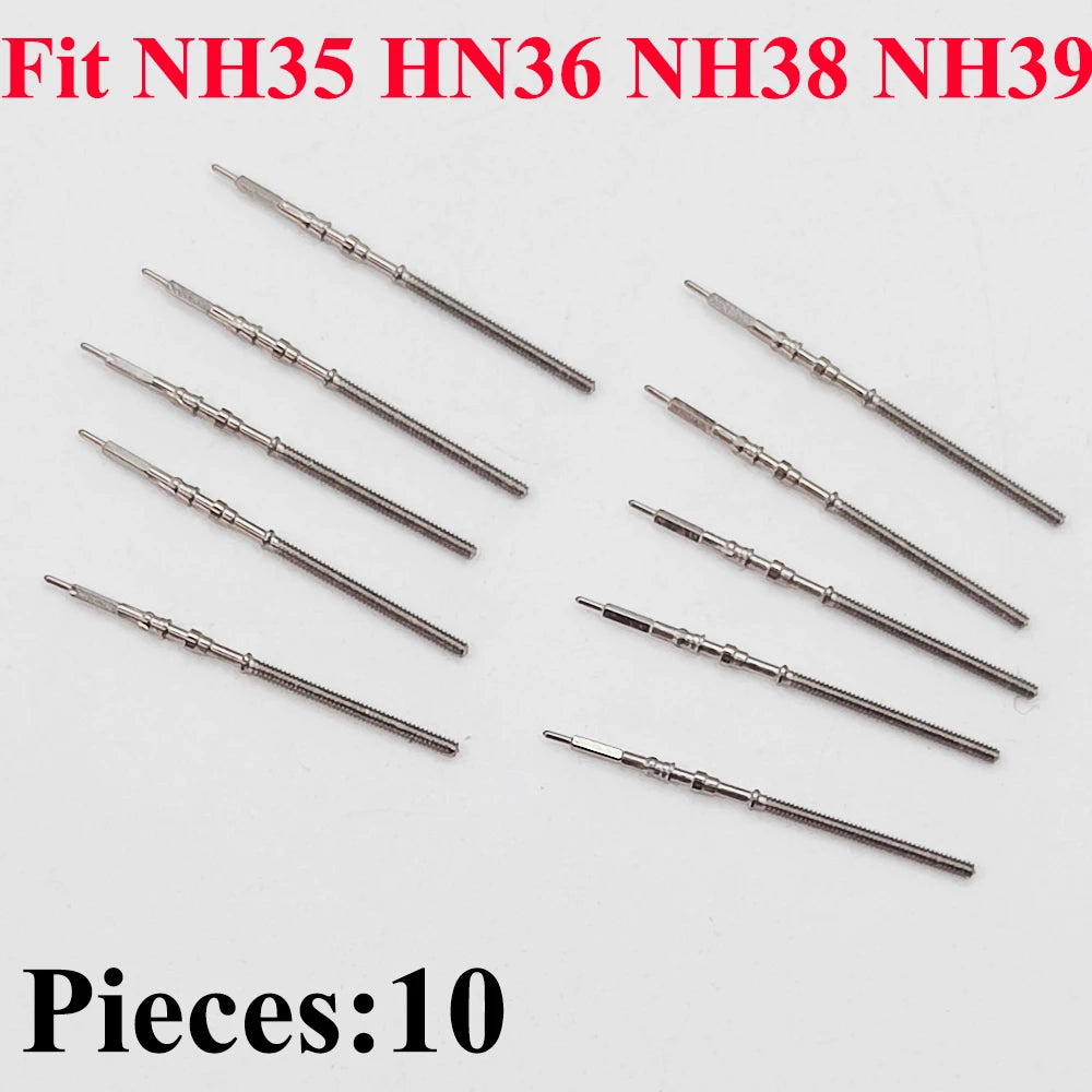 Watch Stem Stainless Steel Spare Parts fit NH35 NH36 NH34 NH38 NH39 Crown Automatic Mechanical Movement Watch Parts Crown Ste