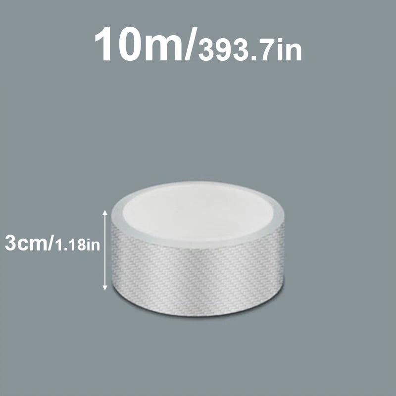 3/5/10M Transparent Carbon Fiber Car Threshold Portector Moulding Strip Trim Bumper Strip Clear Wear Surface Tapes DIY Film T