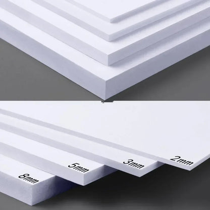 2/5pc 30x20cm White/Black/Blue PVC foam board For DIY Building model materials Handmade Model making material plastic flat bo