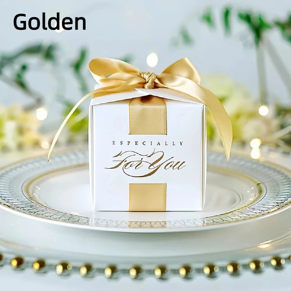 New Wedding Favors Gift Box Souvenirs Gift Box With Ribbon Candy Boxes For Christening Baby Shower Birthday Event Party Suppl