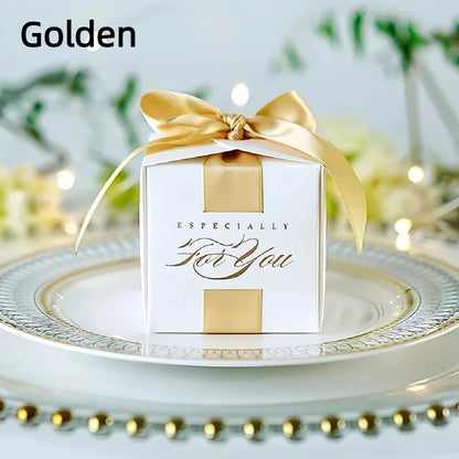 New Wedding Favors Gift Box Souvenirs Gift Box With Ribbon Candy Boxes For Christening Baby Shower Birthday Event Party Suppl