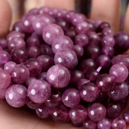 Natural Stone Beads Lava Jaspers Tiger Eye Quartz Agates Round Loose Beads for Jewelry Making DIY Bracelet Accessories 4-12MM