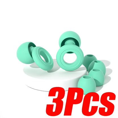 Loop Ear Plugs Sleeping Noise Canceling Ear Plugs Waterproof Swimming Silicone Ear Breed Stuffer Children's Hear Protector - 