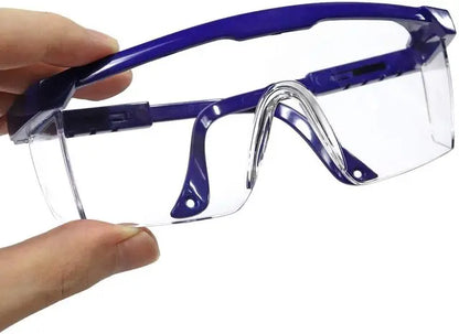 2Pcs Anti-Splash Work Safety Glasses Eye Protecting Lab Goggles Protective Industrial Wind Dust Proof Goggles Cycling Glasses