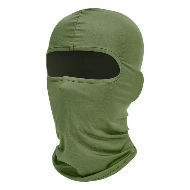 Tactical Balaclava Full Face Mask Hiking Cycling CS Camping Hunting Cap Bike Head Cover Summer Men Women Ski Mask - green1