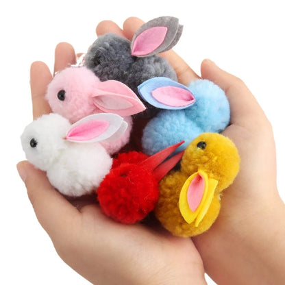 6/12/18/24 Pcs Cute Easter Bunny Eggs for Easter Party Birthday Wedding Children's Day School Gift Basket Pinata Gift Bag Fil