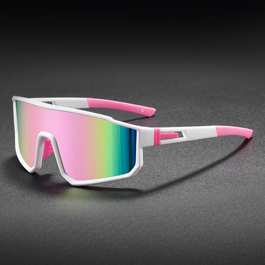 Men's Oversized Cycling Glasses for Men Bicycle Windproof Colorful Coating Sunglasses Outdoor Sports Motorcyc - 07