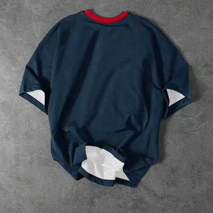 Men's Letter Number Print Round Neck Short Sleeve T-shirt Outdoor Sports Fans Wear Men's Women's T-shirts