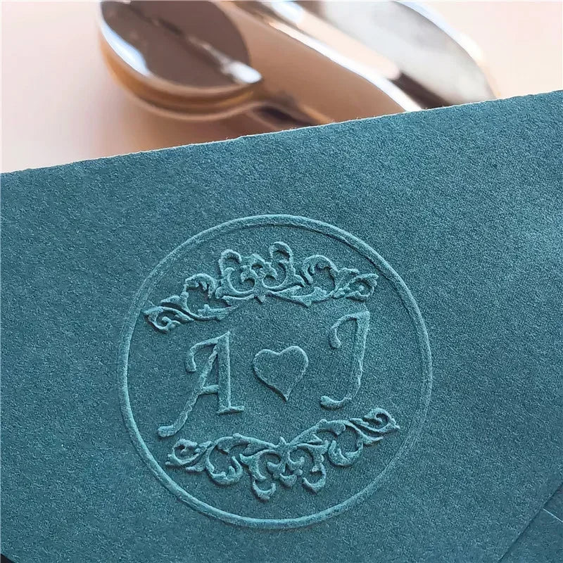 Customize Embossing Stamp Wedding Monogram Embosser Stamp,Personalized 2 initials Embosser Stamp,Wedding gift,hand held embos