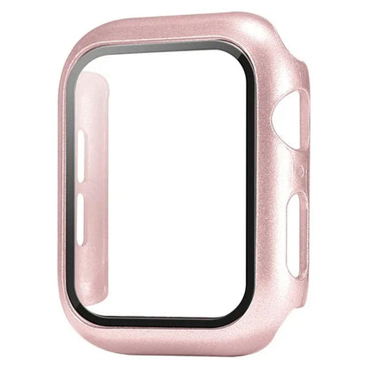 Glass+Cover For Apple Watch case 44mm 40mm 41 42 45 mm 49mm 46mm Screen Protector iWatch series Ultra 10 9 8 7 6 SE 5 Accesso