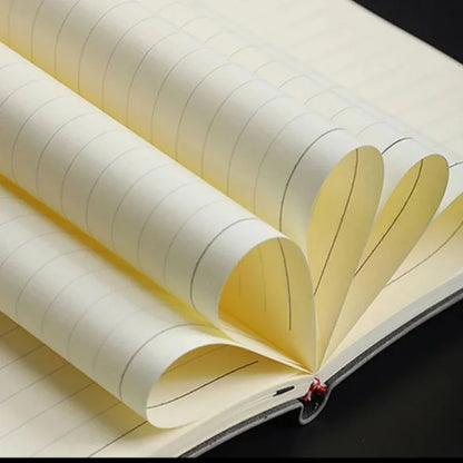 A5 A6 Sheepin Notebook Leather Office Journal Diary Notepad Stationery Student Class Lined NoteBook 160 Pages/240 Pages