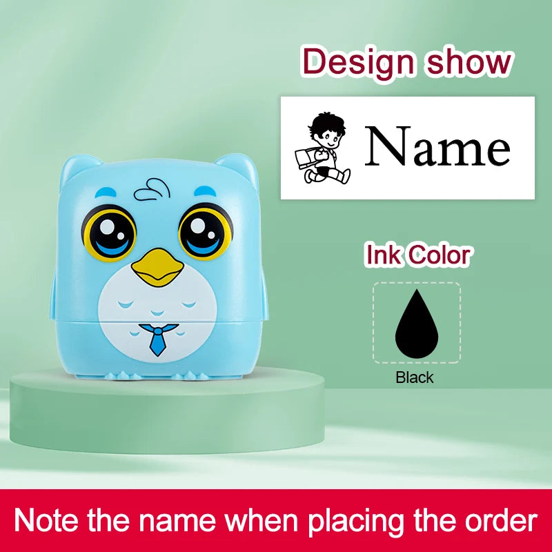 ‌Personalized Custom Name Stamp for Kids - Waterproof Durable School Stamp, Non-Fade Ink,Unique Educational Gift for Students