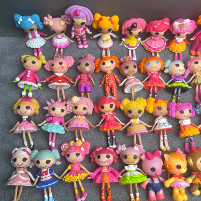 Original 8-10cm Lalaloopsy Little Sister Multi-style Dolls PVC Girls' Holiday Gift Collection Toys