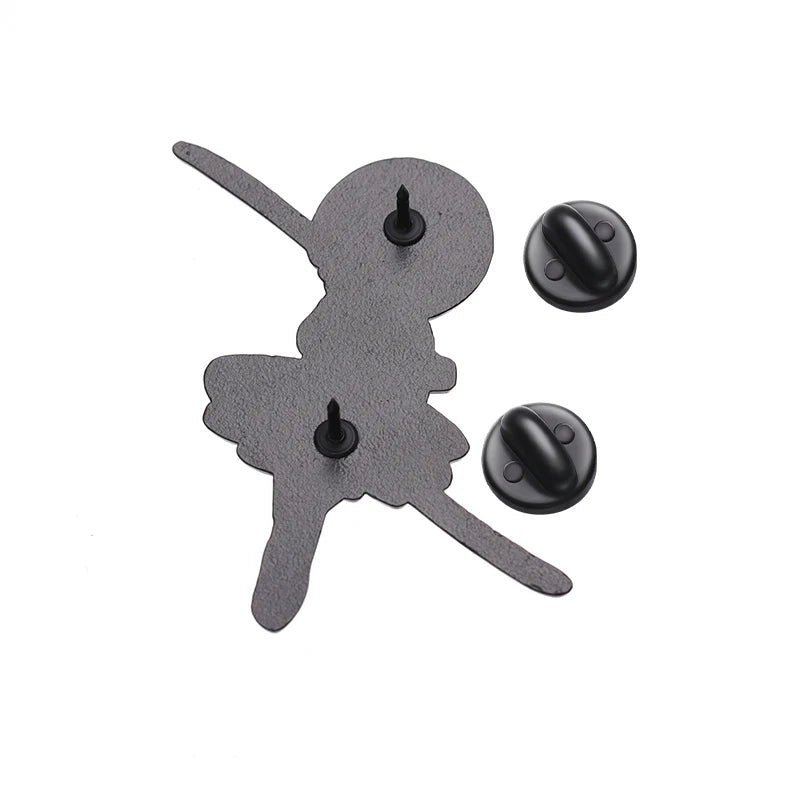 Cartoon Characters Enamel Pins Custom Adventure Game Brooches Lapel Badges Cartoon Funny Jewelry Gift for Kids Friends