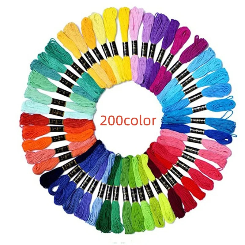 15-200 Anchor Cross Stitch Embroidery Thread Embroidery Thread Polyester Cotton Thread Embroidery Line Sewing Craft Thread