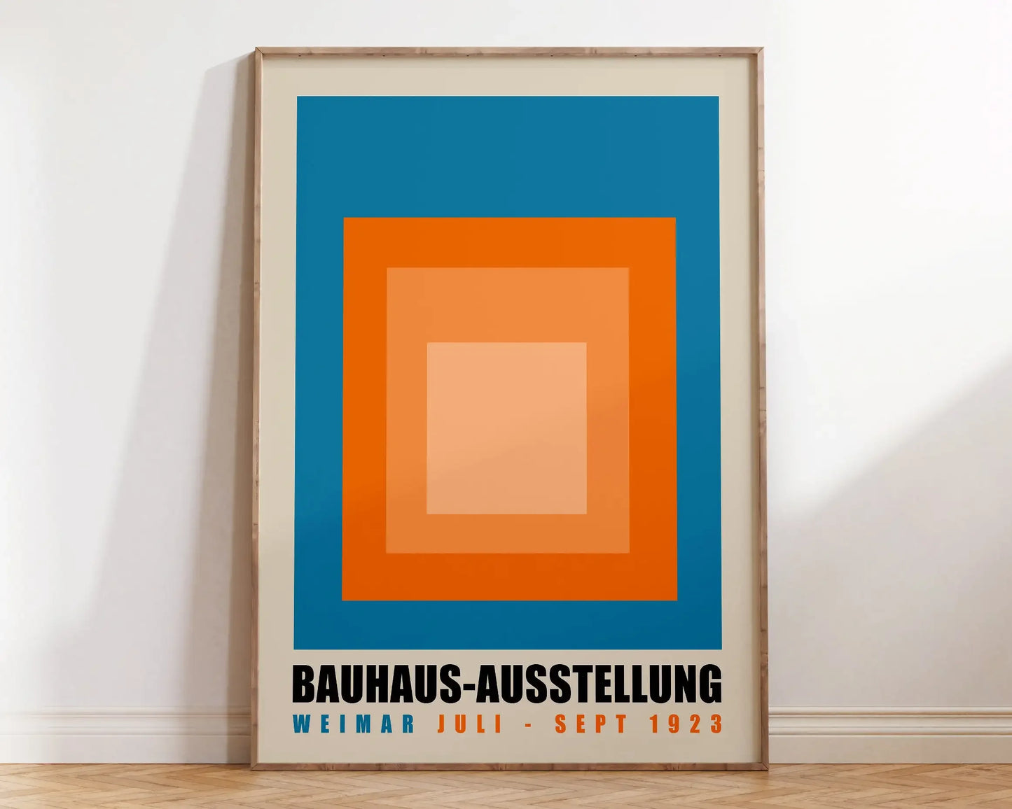 Mid Century Bauhaus Geometric Canvas Prints Poster Retro Abstract Wall Art Painting Pics for Modern Living Room Home Decorati