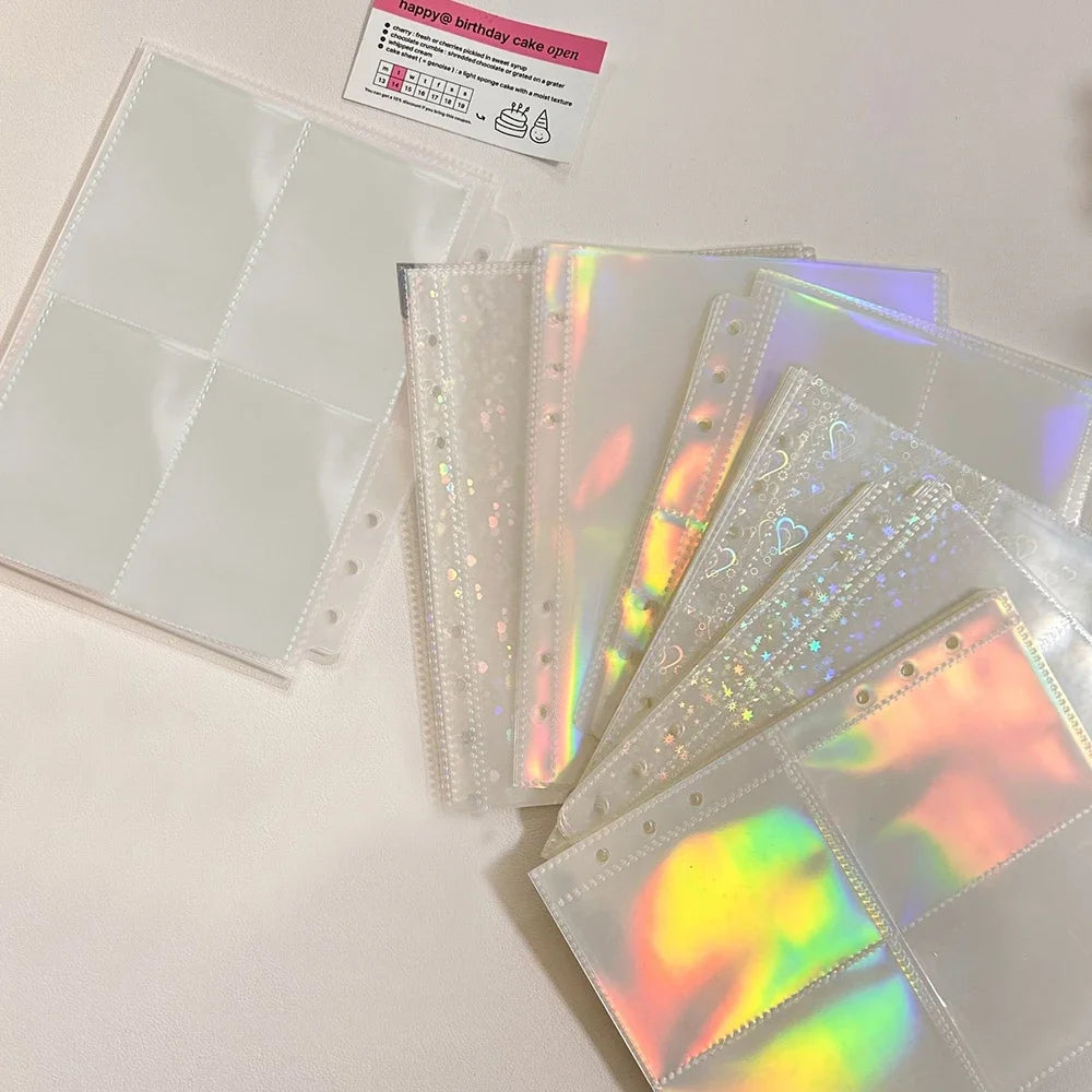 10pcs Photo Album Inner Pages A5 Kpop Binder Photocard Holder Photocard Binder Inlay Idol Card Collect Book Inner Page 포토카드 바