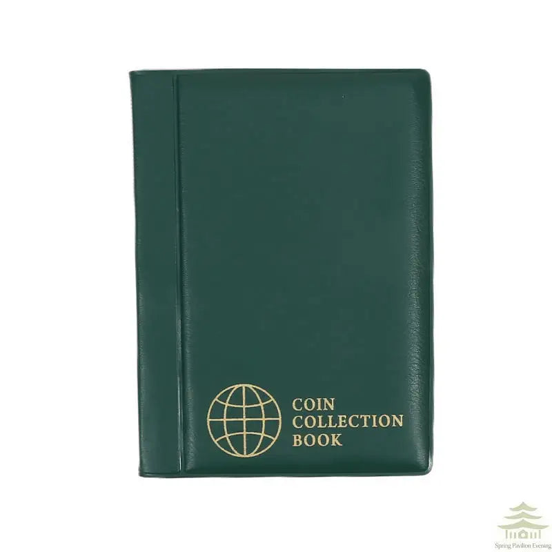 Coin Organizer Storage 120 Pockets Coin Collection Book Coin Collection Holder Album Commemorative - Green A
