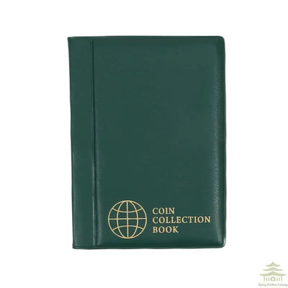 Coin Organizer Storage 120 Pockets Coin Collection Book Coin Collection Holder Album Commemorative - Green A