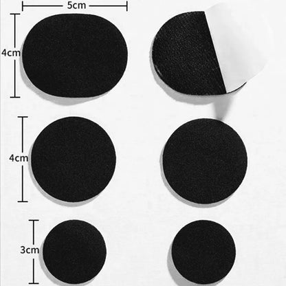 6PCS Sports Shoe Repair Patches, Anti-wear Shoe Patches, Insole Repair Patches, Self-adhesive Patches Inside High Heels - bla