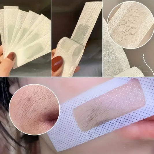 10/20/30/50 Pcs Depilatory Wax Strips For Hair Removal Wax Paper Cold Wax Strips Paper For Face Neck Arm Leg Body Beauty Tool