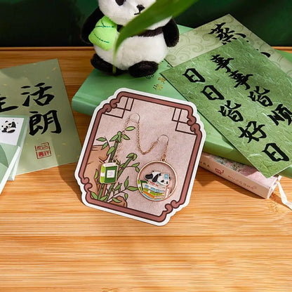 Funny Panda Book Page Clips Metal Bookmarks Cute Pagination Mark Creative Separator Pages Tags Stationery School Office Suppl