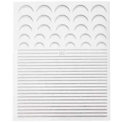 1PC 26-English Alphabet Number 3D Self-adhesive Nail Art Decal Sticker Word Small Letter Nail Decals Sticker Manicure Decorat