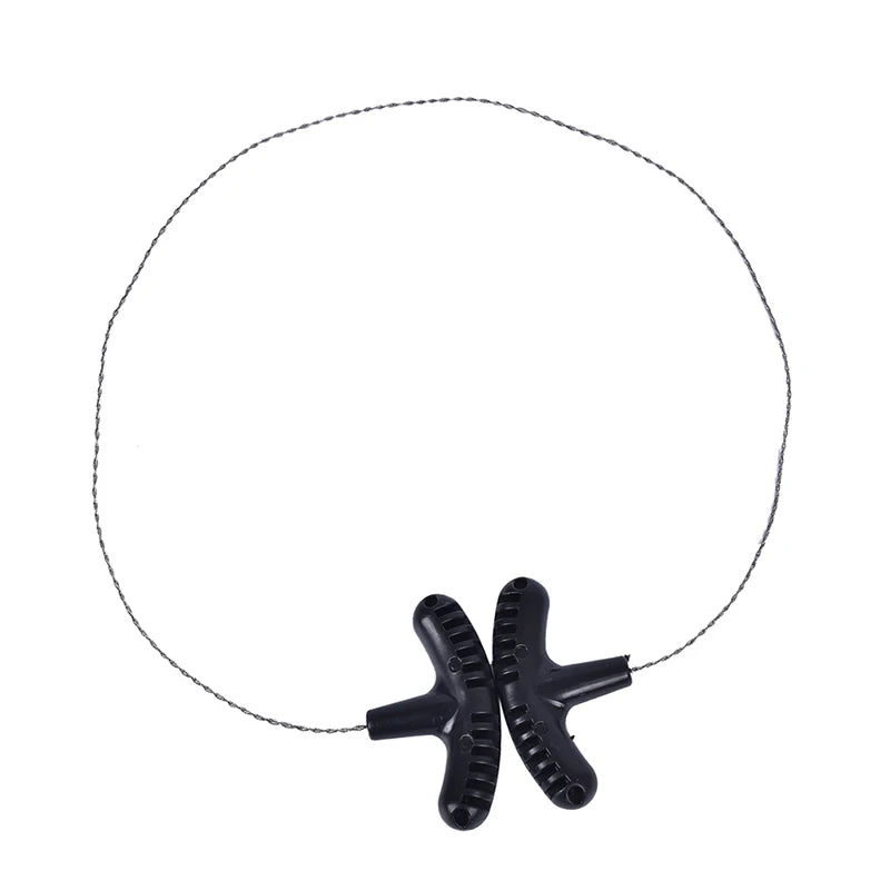 Manual Hand Steel Travel Tools Outdoor Camping Hiking Rope Chain Saw Practical Portable Emergency Survival Gear Steel Wire Ki