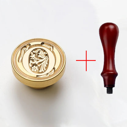 2PCS clear sealing stamp head wax seal craft supplies wax seal stamp and handle stamp scrapbooking supplies craft HCZ0106 - H