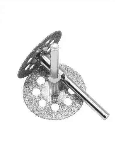 22mm Diamond Cutting Disc 3mm Grinding Wheel Mandrel for Metal Cutting Rotary - WHITE B