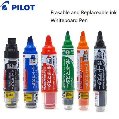 Pilot Whiteboard Pen Stationery Erasable Replaceable ink Refillable Markers 0.7/2.2-5.2/2.3/3.0-6.2/ 3.2/5.0-12mm Durable Tip