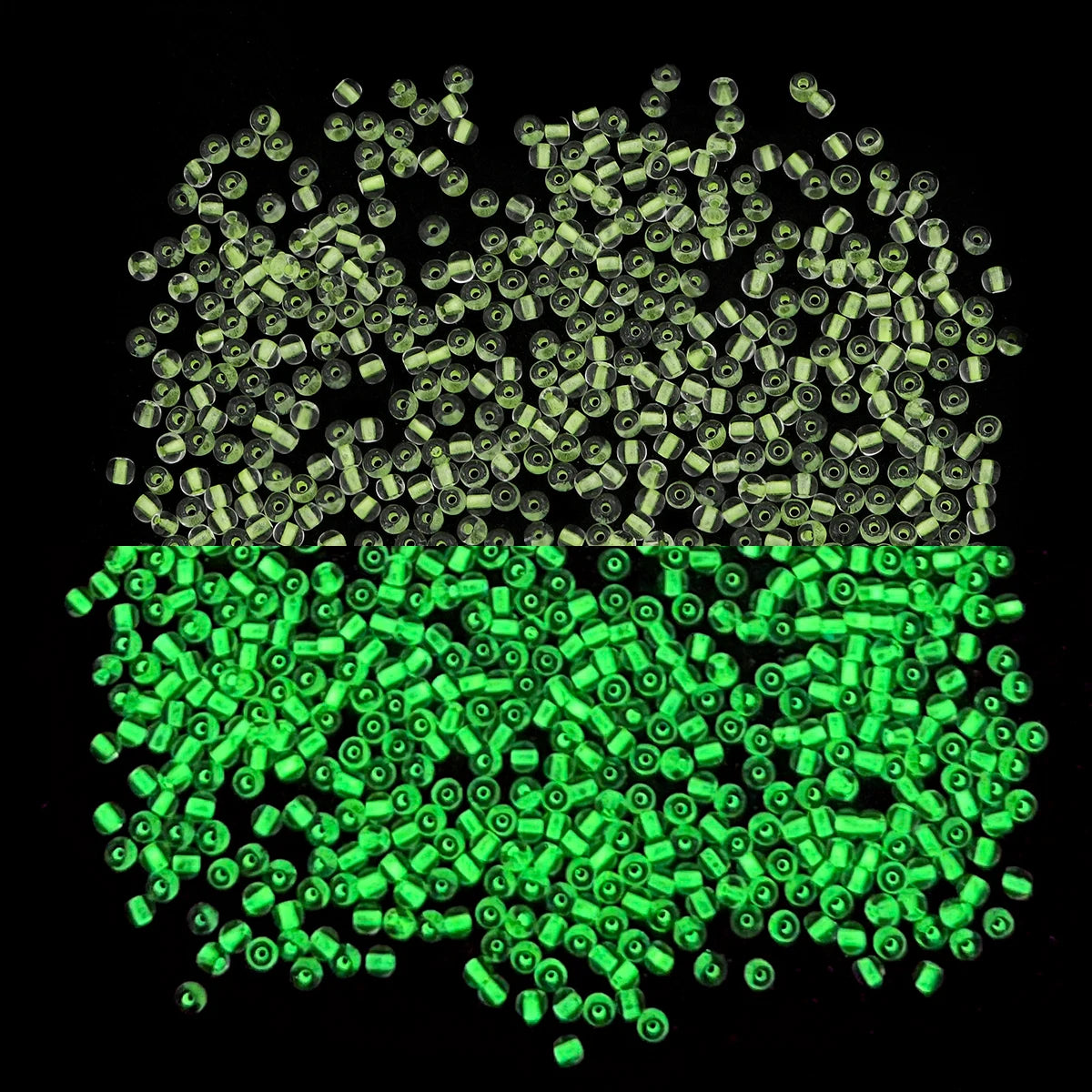 2/3/4mm Glass Luminous Beads (Glow-in-The-Night Seed Beads) - DIY Jewelry Making(Necklace/Bracelet)Handmade Accessories 11g/B