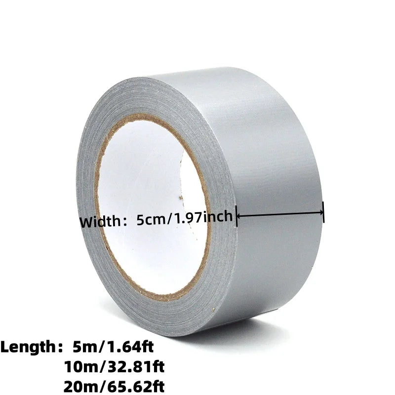 Waterproof Heavy Duty Industrial Adhesive TapeLength 16.4/32.81/65.62ft Super Sticky Cloth Duct Tape DIY Repair Home Decorati