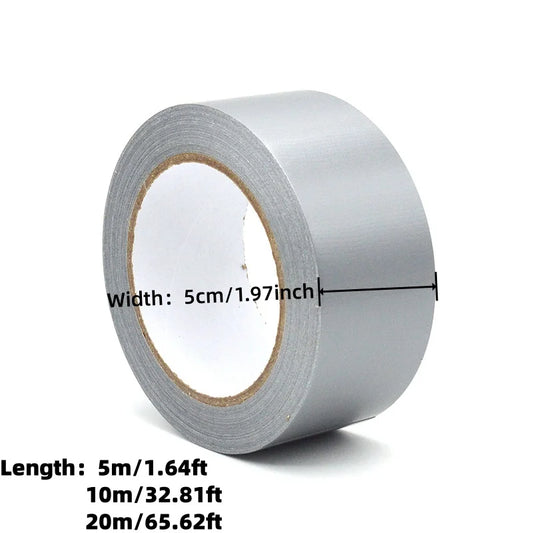 Waterproof Heavy Duty Industrial Adhesive TapeLength 16.4/32.81/65.62ft Super Sticky Cloth Duct Tape DIY Repair Home Decorati