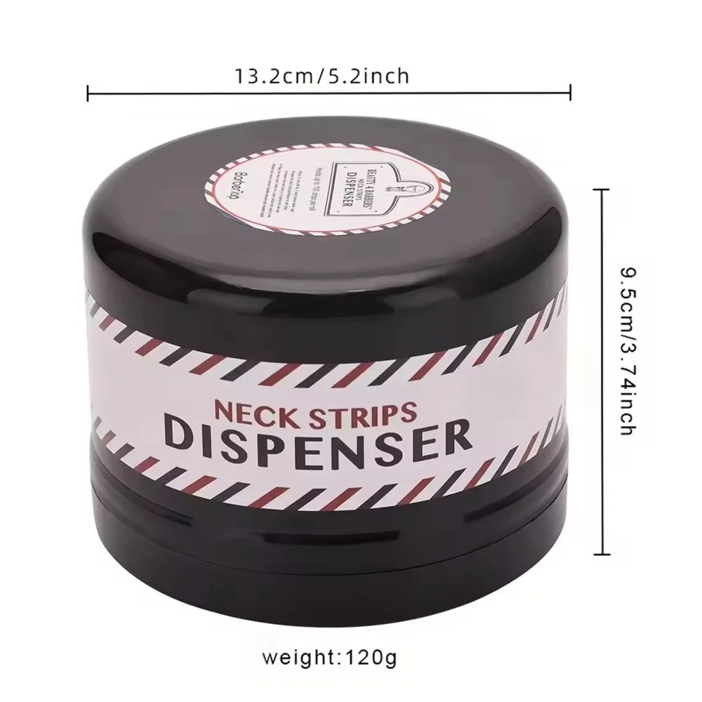Professional Hair Neck Strip Paper Case Barber Neck Paper Roll Holder Disposable Tissue Collar Tape Box Hairdressing Accessor