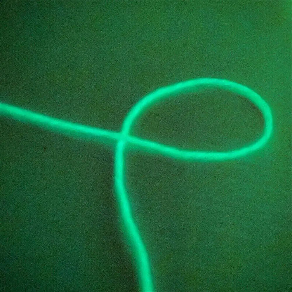 Novel Functional Yarn Glow in the Dark Polyester Luminous Chunky Yarn
