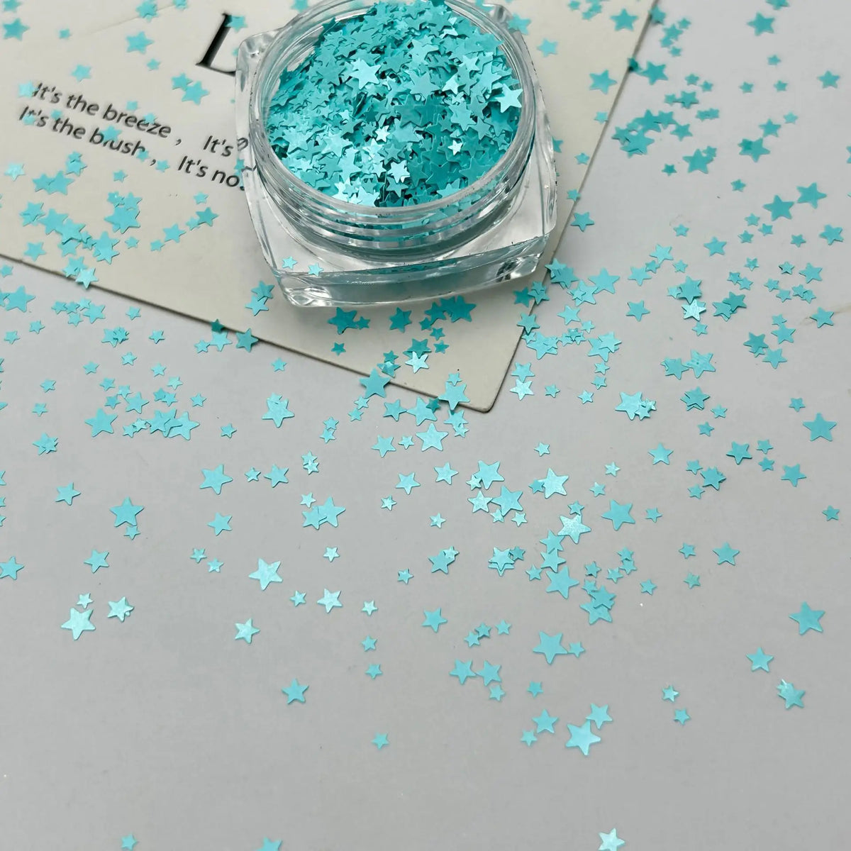 Mixed Star Nail Glitter Accessories Size Mixed Silver Pentagram Mini Color Ultra-thin Nail Patch Decoration