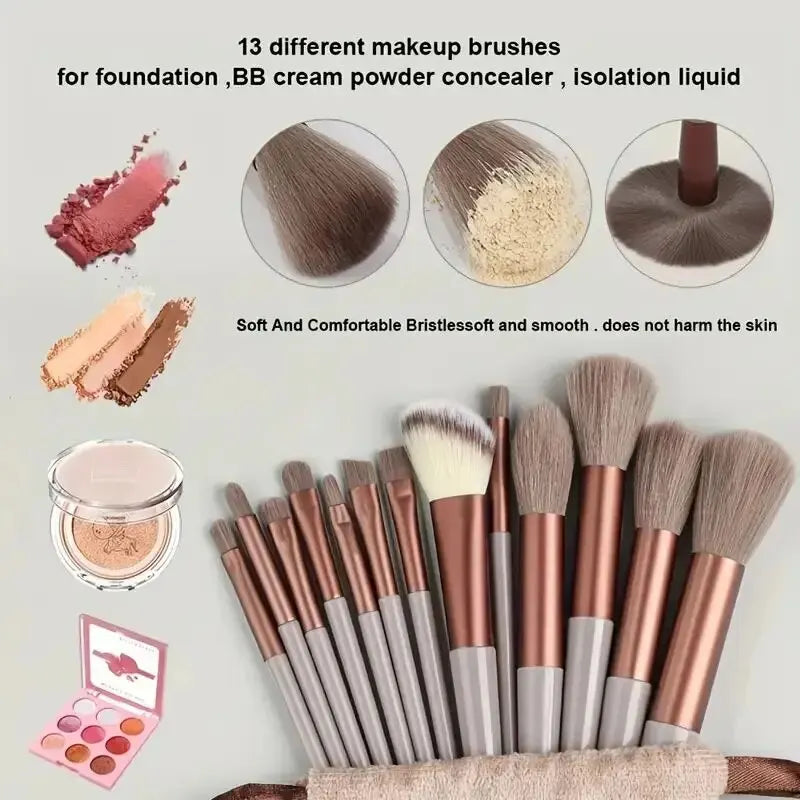 Makeup Brush Set Soft Fluffy Professiona Cosmetic Foundation Powder Eyeshadow Kabuki Blending Make Up Brush Beauty Tool Makeu