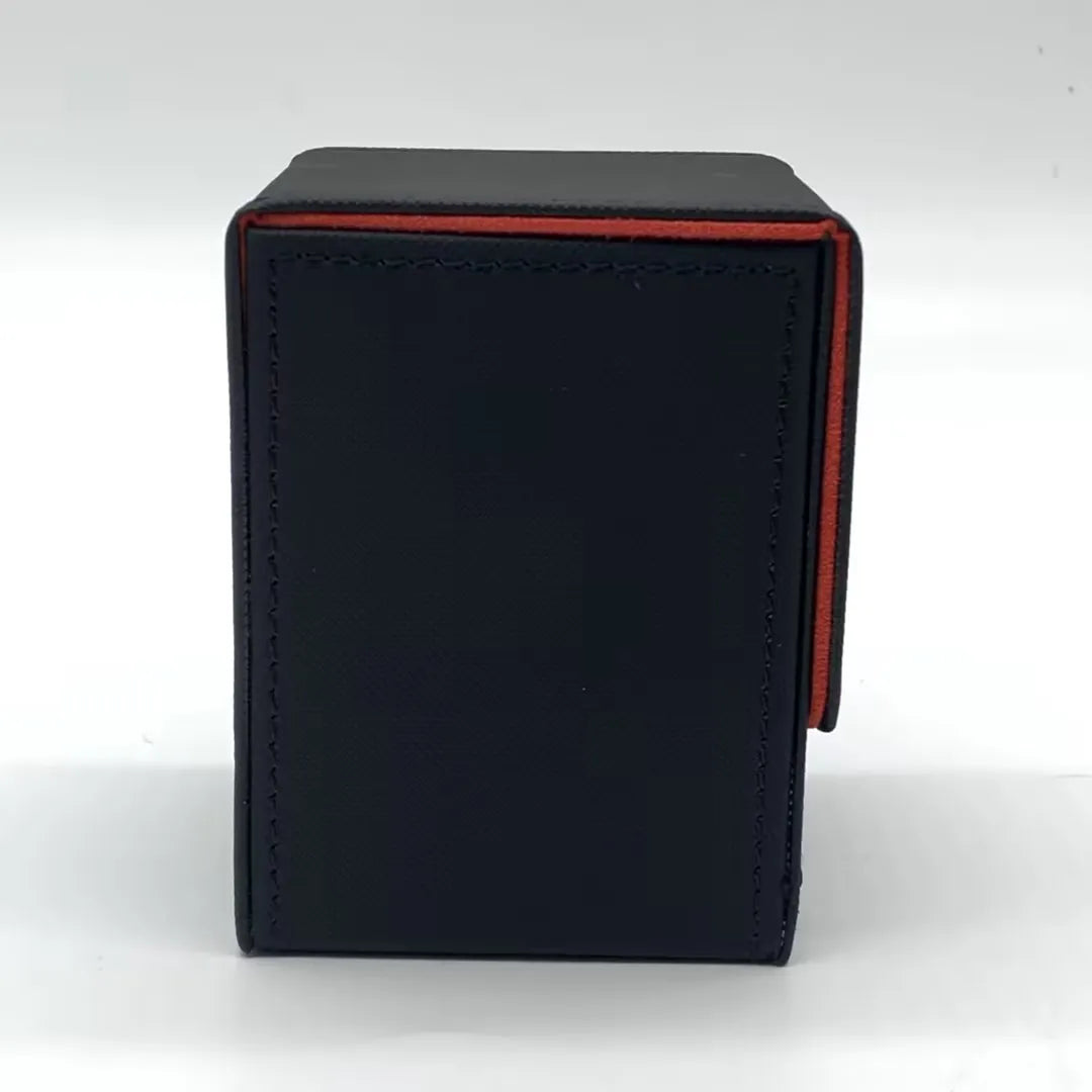 Card Fit For 100+Single Sleeved Cards , Leather Trading Commander Deck Box Compatible With Card Deck,Game Card Box