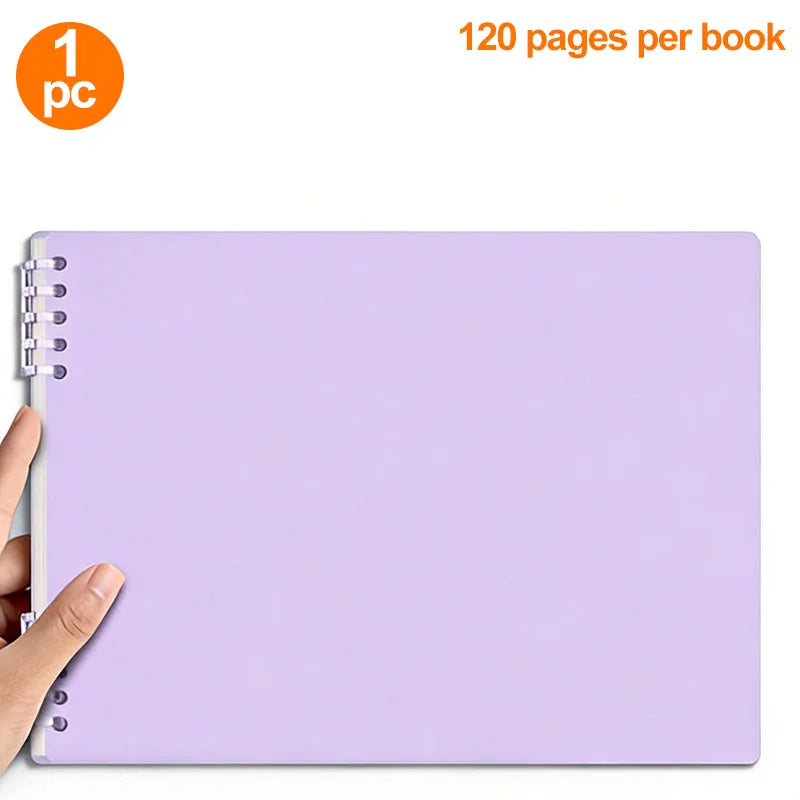1pc Mind Map Notebook, Spiral Notebook, Project Planning Notebook, Each 120 Pages, Suitable for Classroom Learning - purple