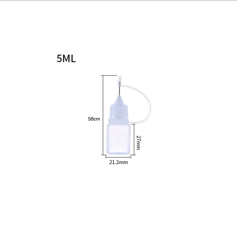 50ML Plastic Liquid Alcohol Bottle For Dispenser Rosin Solder Flux Paste For Phone PCB Cleaning Welding Repair Tools - 5ml B
