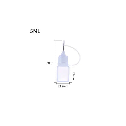 50ML Plastic Liquid Alcohol Bottle For Dispenser Rosin Solder Flux Paste For Phone PCB Cleaning Welding Repair Tools - 5ml B