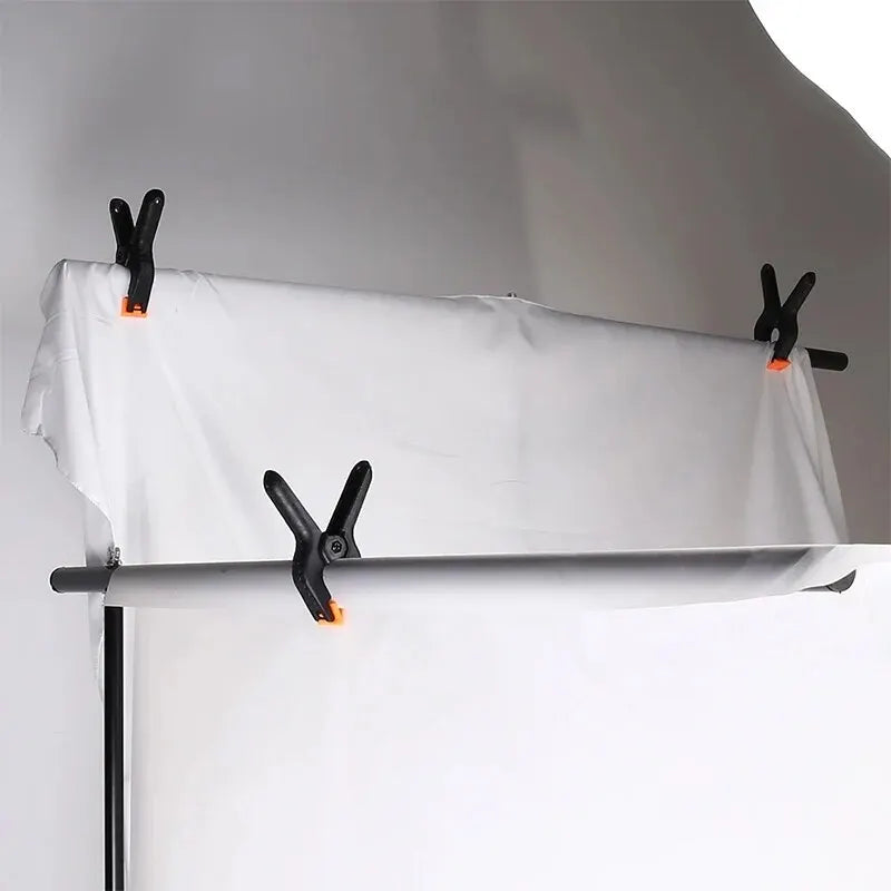 6pcs 3inch Spring Clamps Heavy Duty Plastic For Background Muslin Canvas Paper Chromakey Screen Clip Photo Studio Carpenter T