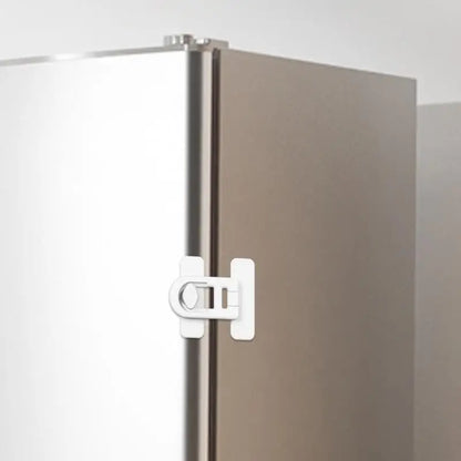 Refrigerator Lock Adhesive Keyless Freezer Locks Refrigerator Door Locks Child Proof Fridge Lock Oven Baby Proofing for Cabin