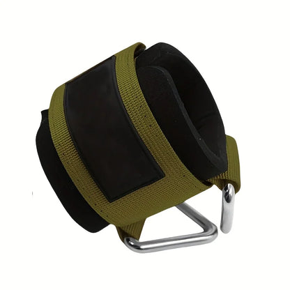 1 Pc Wrist Cuffs for Cable Machine, Adjustable Neoprene Padding, One Size Fit All, Fitness Wrist Straps for Men Women - 1 pc 