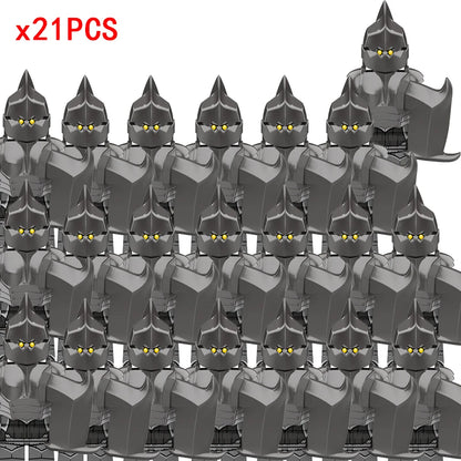 Medieval Movie Knights Building Blocks toys Lord Ring Figure Bricks Toy Christmas birthday gifts