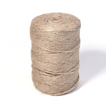 100Meters Natural Jute Rope String Ribbon Crafts DIY Vintage Jute Cord Twine Thread Sewing Gift Party Wedding Home Decoration